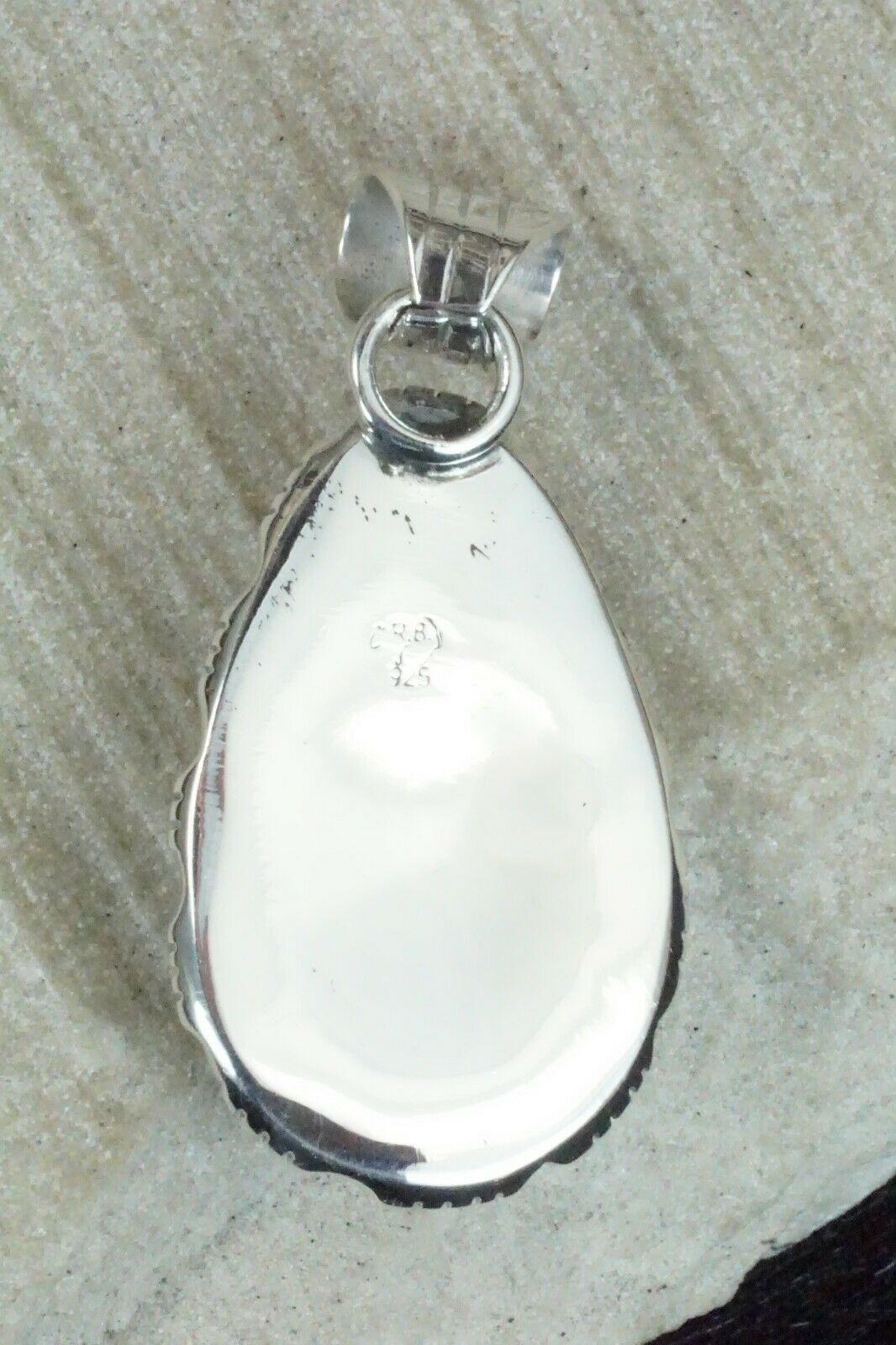 Turquoise & Sterling Silver Pendant - Samuel Yellowhair