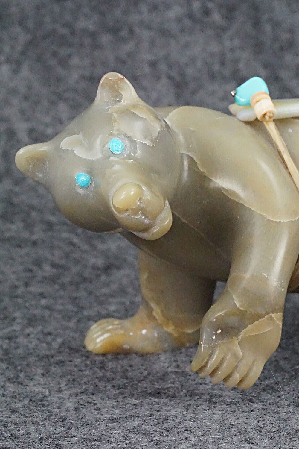 Bear Zuni Fetish Carving - Albert Eustace