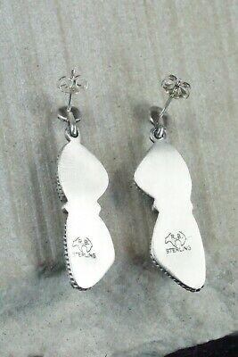 Navajo Turquoise & Sterling Silver Earrings - Annie Spencer