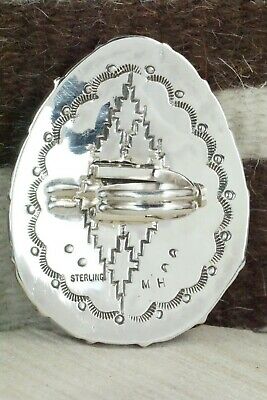 Coral & Sterling Silver Ring - Marlene Haley - Size 7