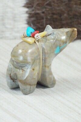 Bear Zuni Fetish Carving - Stewart Alanzo