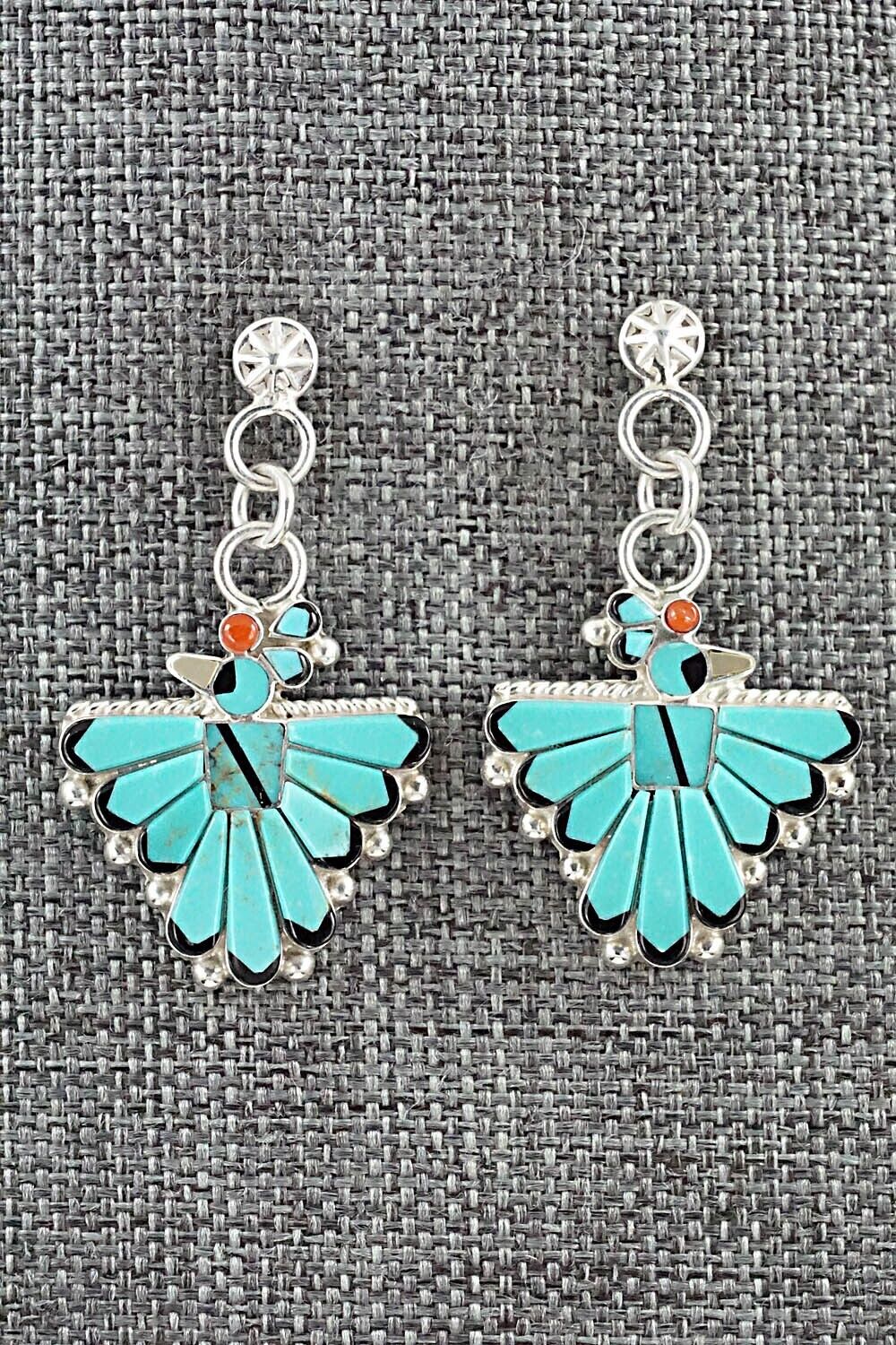 Multi Stone & Sterling Silver Earrings - Michelle Peina