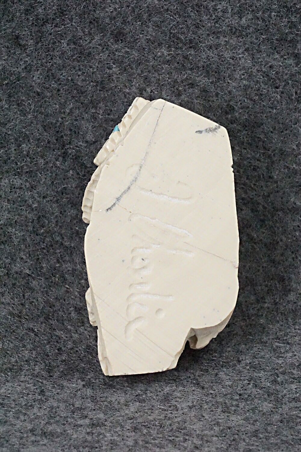 Horned Toad Zuni Fetish Carving - Jensen Charlie