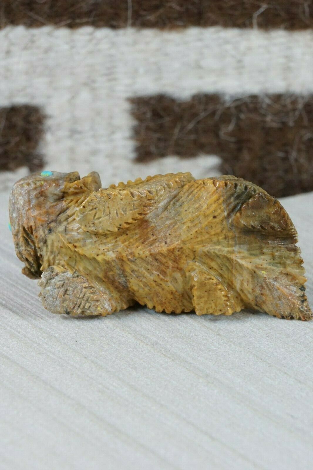 Horned Toad Zuni Fetish Carving - Alvin Haloo - High Lonesome Trading
