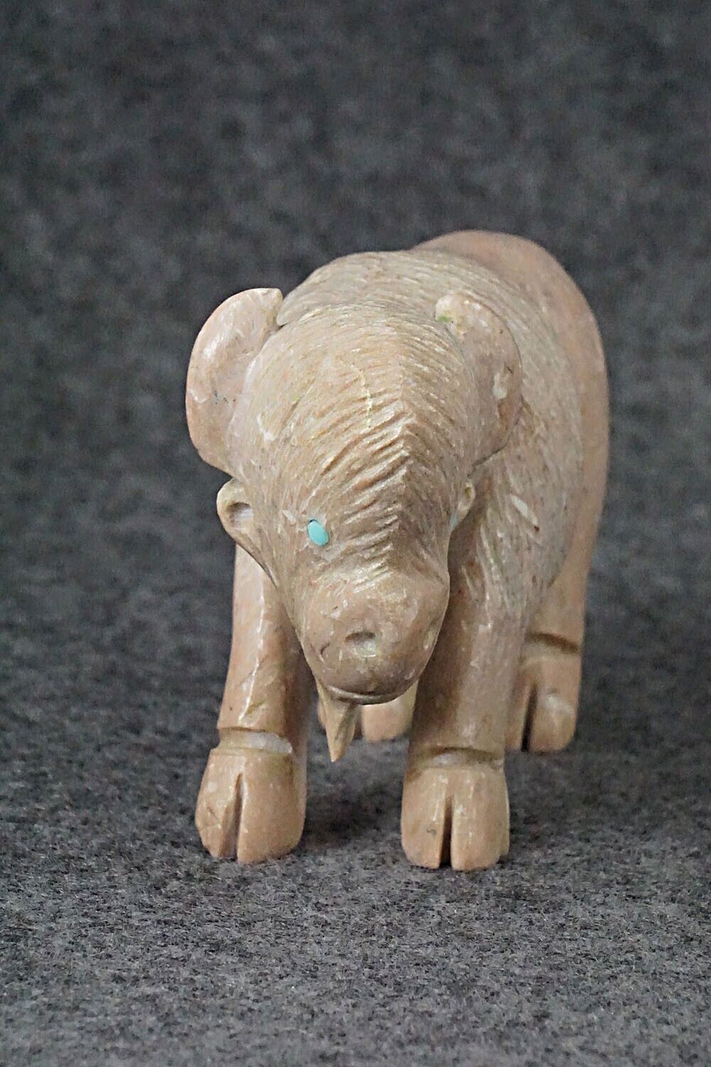 Buffalo Zuni Fetish Carving - Jonas Hustito