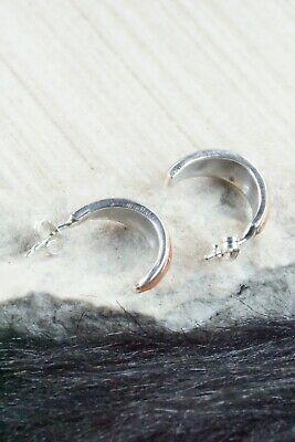 Spiny Oyster & Sterling Silver Earrings - Philbert Chavez - High Lonesome Trading