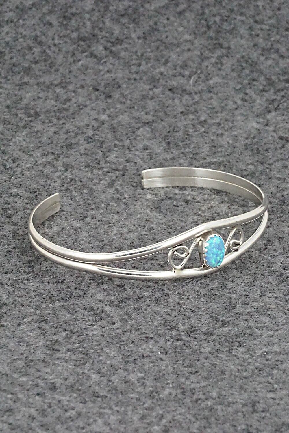 Opalite & Sterling Silver Bracelet - Judy Lincoln