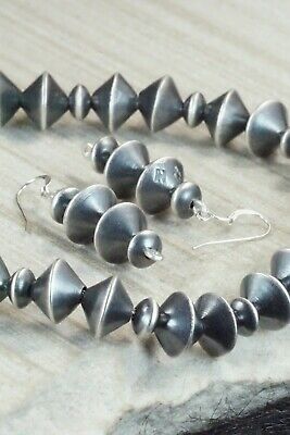 Sterling Silver Navajo Pearl Necklace - Presley Haley