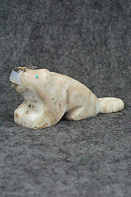 Beaver Zuni Fetish Carving - Reynold Lunasee