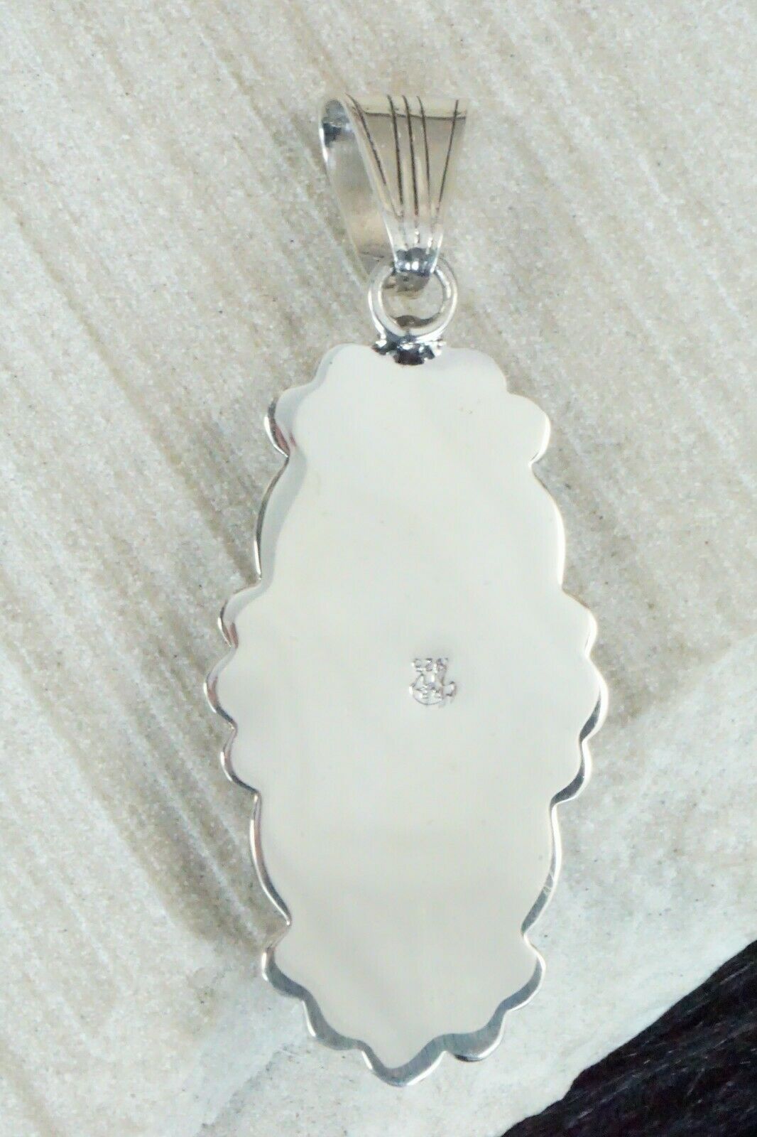 Turquoise & Sterling Silver Pendant - Jimson Belin