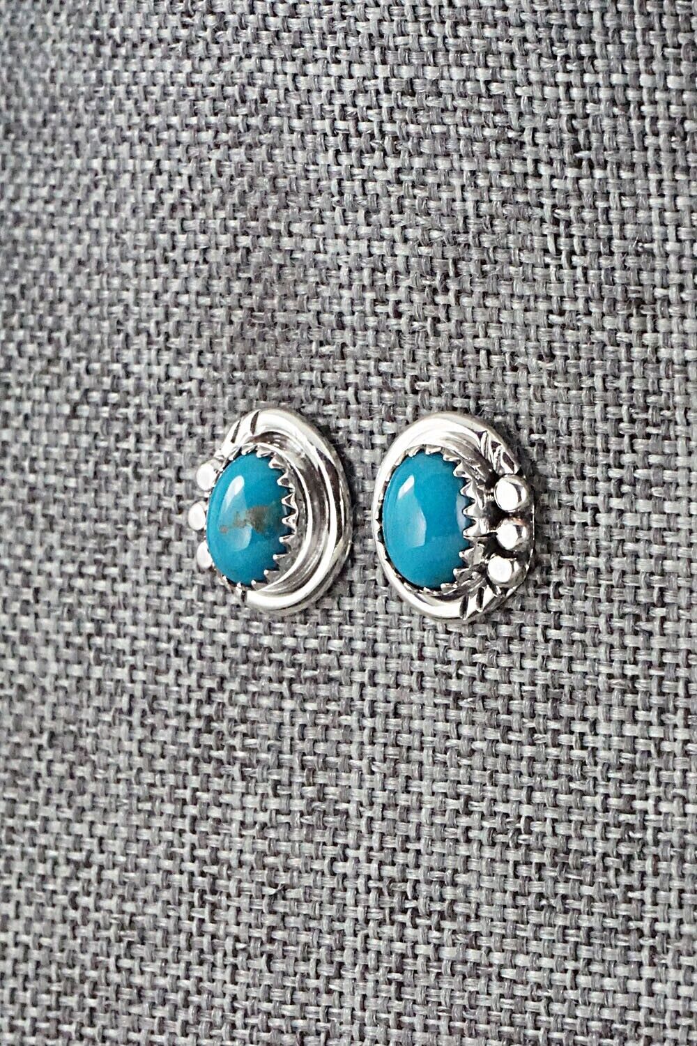 Turquoise & Sterling Silver Earrings - Rita Largo