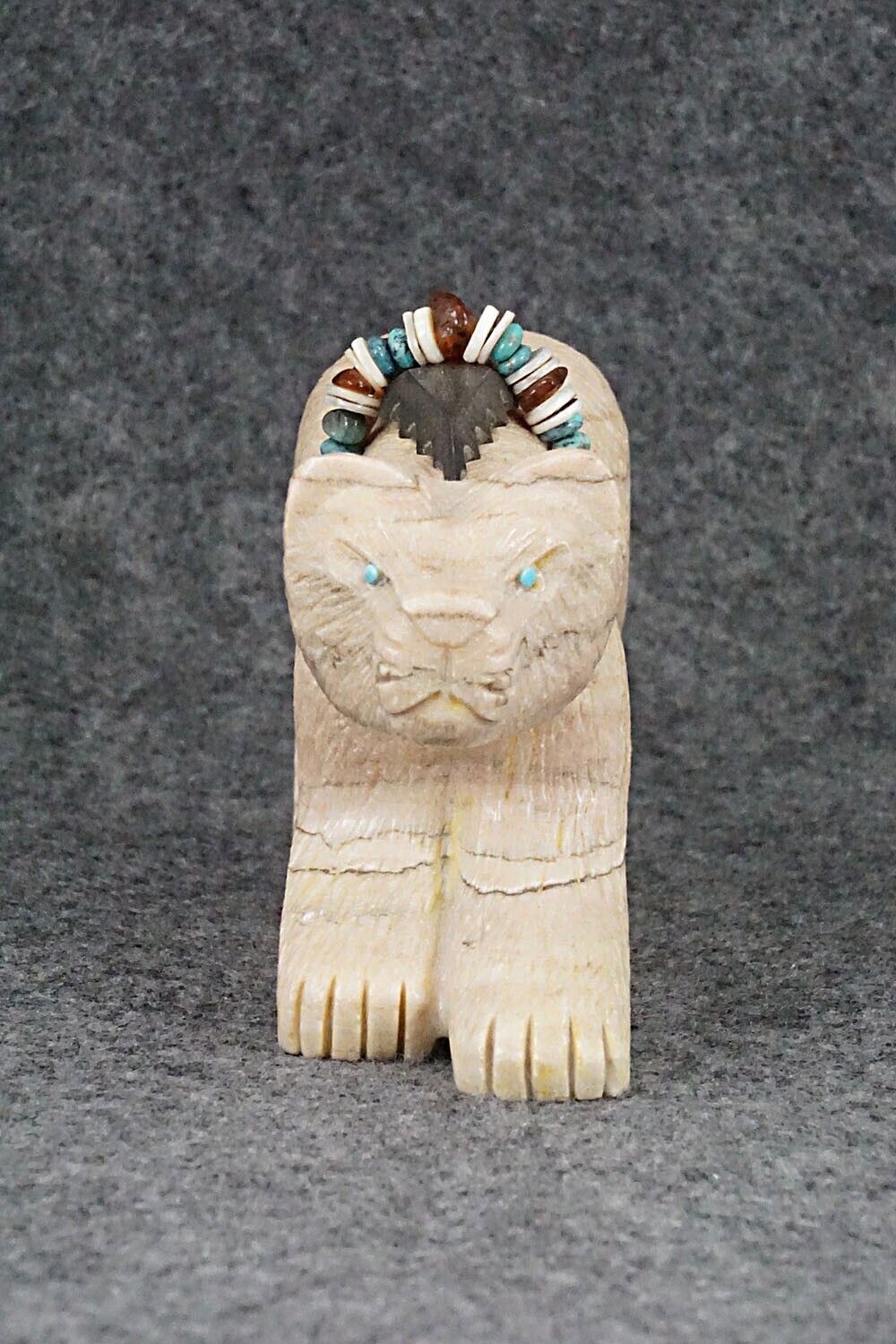 Mountain Lion Zuni Fetish Carving - Douglas Martza