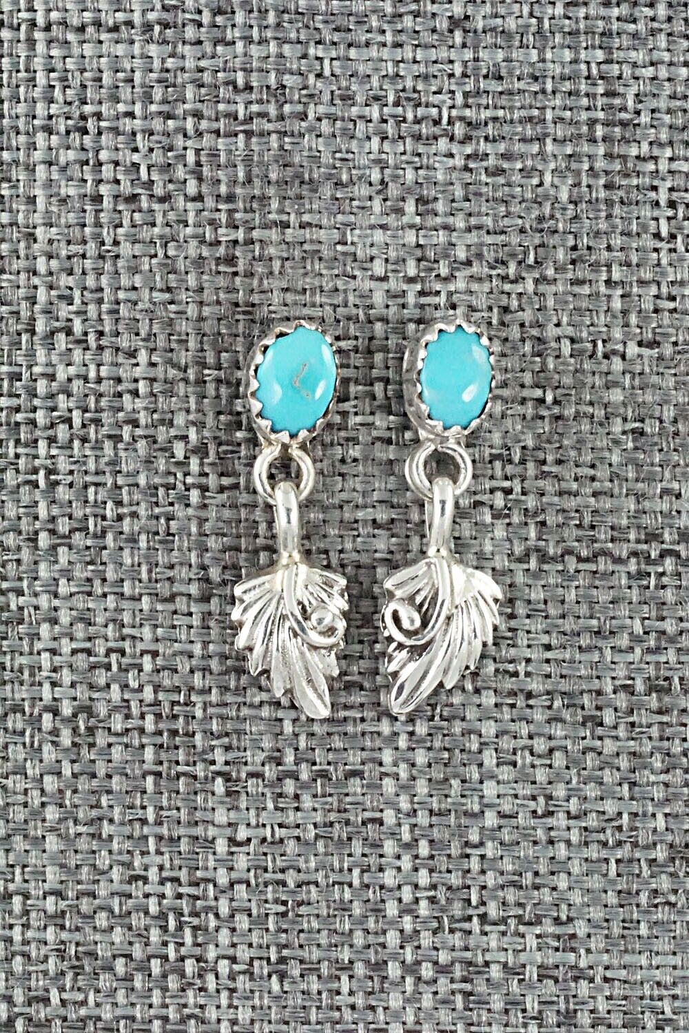 Turquoise & Sterling Silver Earrings - Sharon McCarthy