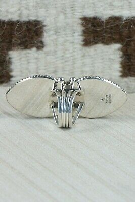 Navajo Turquoise and Sterling Silver Ring - Alvin Joe - Size 6.75