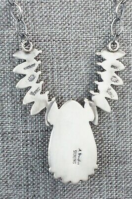 White Buffalo and Sterling Silver Necklace - Akee Douglas