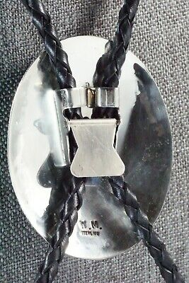 Turquoise & Sterling Silver Bolo Tie - Wilbert Muskett Sr.