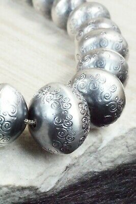 Sterling Silver Navajo Pearl Necklace & Earrings - Preston Haley