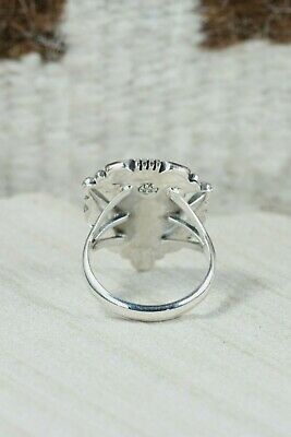 Navajo Turquoise and Sterling Silver Ring - Daniel Benally - Size 8.25
