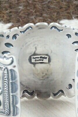 Navajo Sterling Silver Bracelet - Eugene Charley