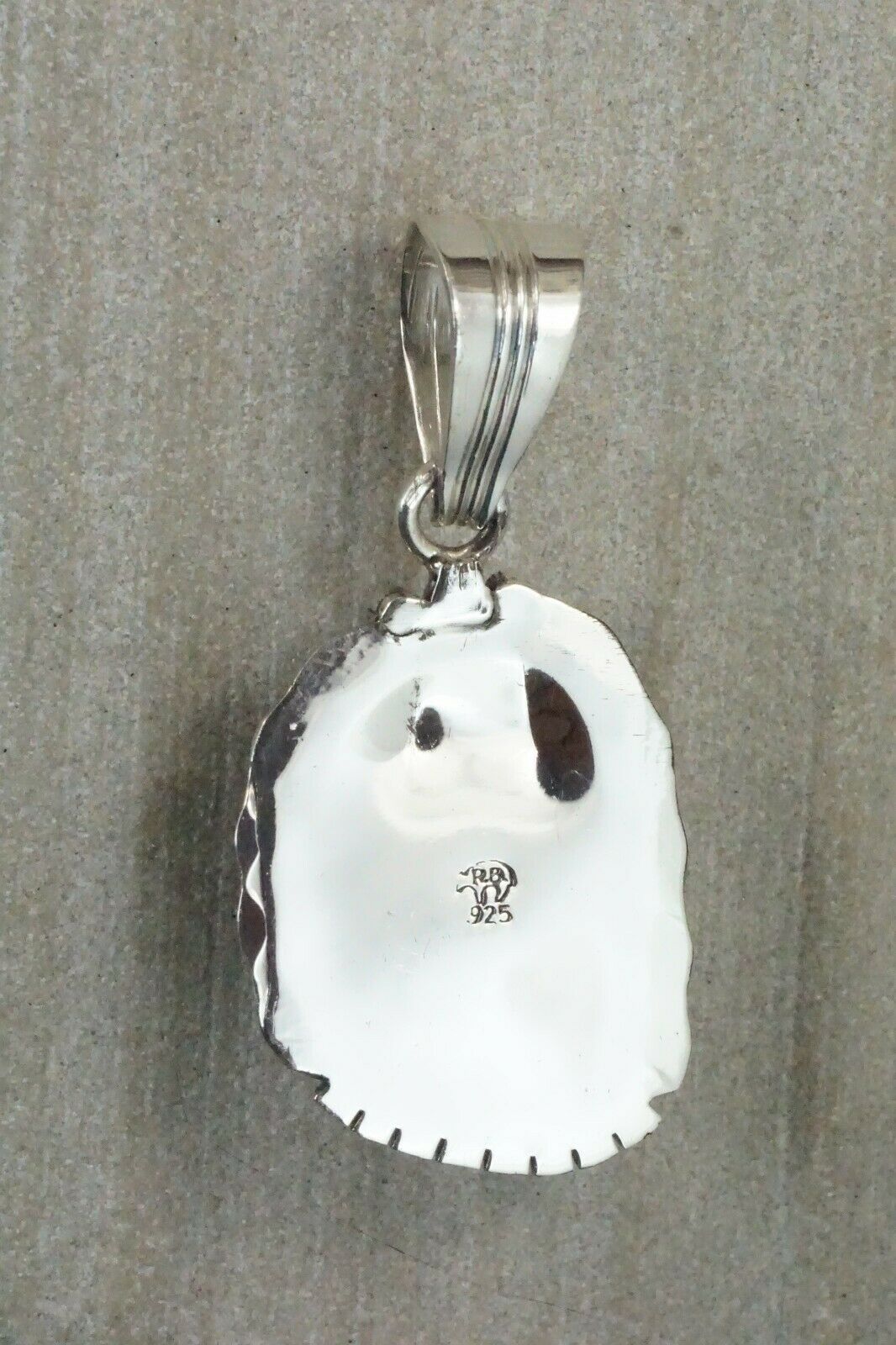 Turquoise & Sterling Silver Pendant - Samuel Yellowhair