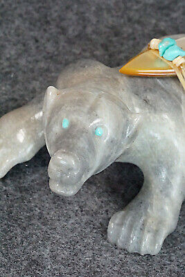 Bear Zuni Fetish Carving - Albert Eustace