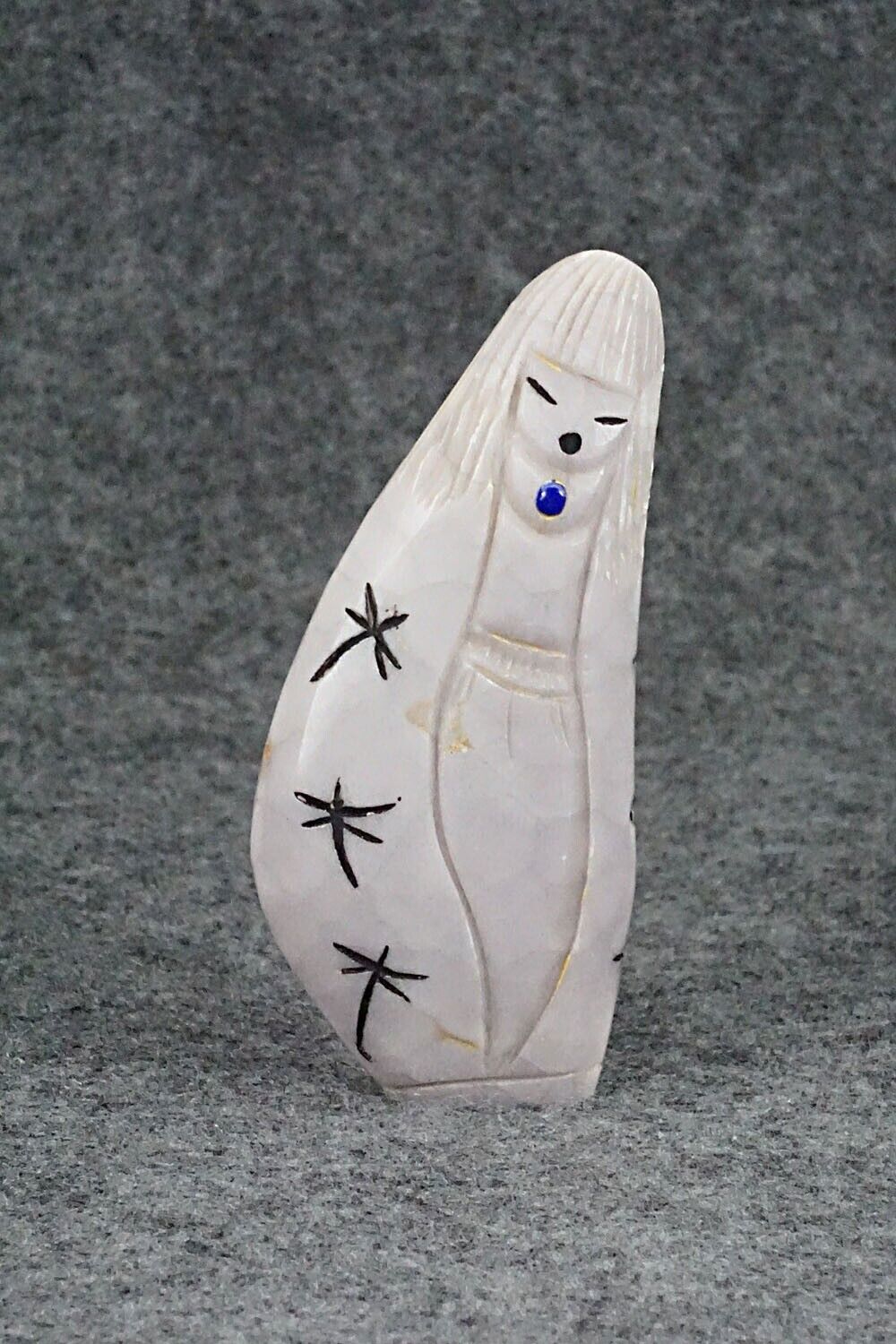 Corn Maiden Zuni Fetish Carving - Sandra Quandelacy