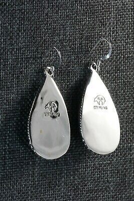 Turquoise & Sterling Silver Earrings - Sharon McCarthy - Navajo