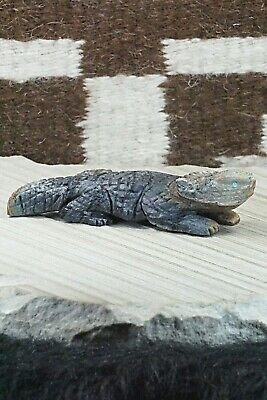 Horned Toad Zuni Fetish Carving - Tony Mackel