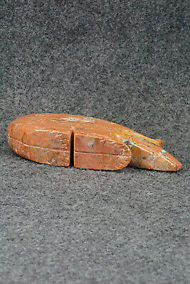Bear Zuni Fetish Carving - Ronnie Lunasee