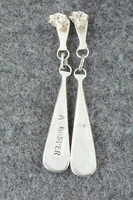 Spiny Oyster & Sterling Silver Earrings - Ashbary Gasper
