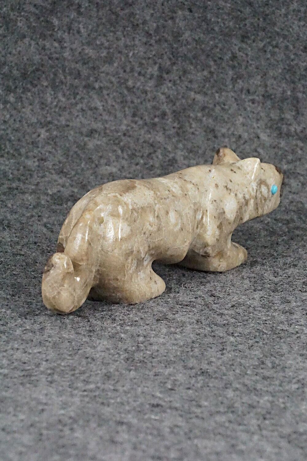 Mountain Lion Zuni Fetish Carving - Ronnie Lunasee