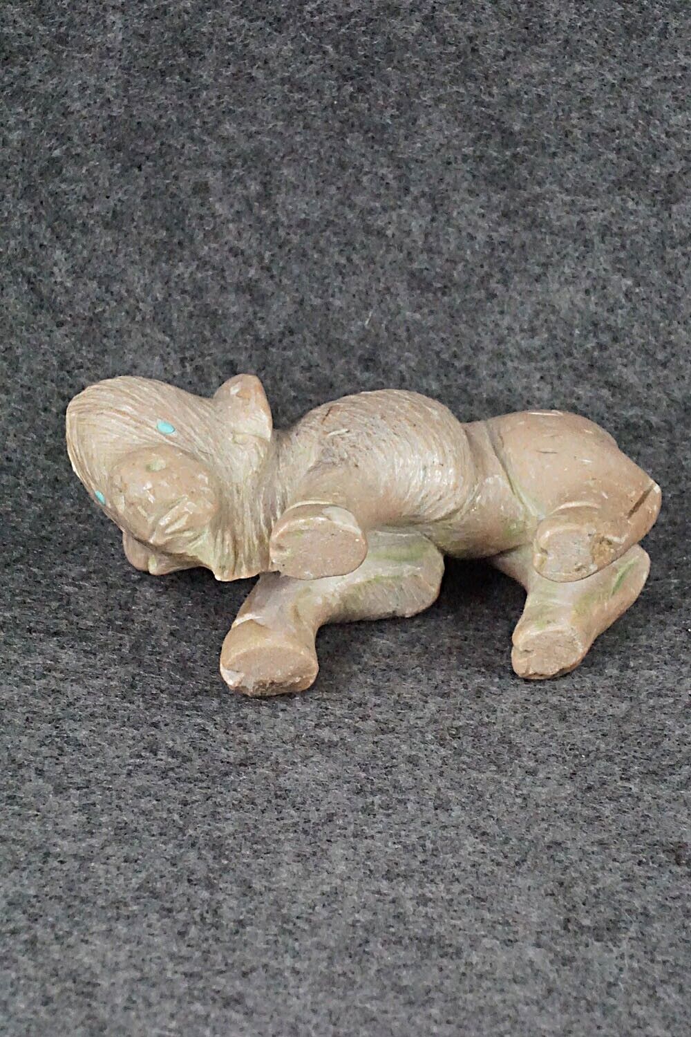 Buffalo Zuni Fetish Carving - Jonas Hustito