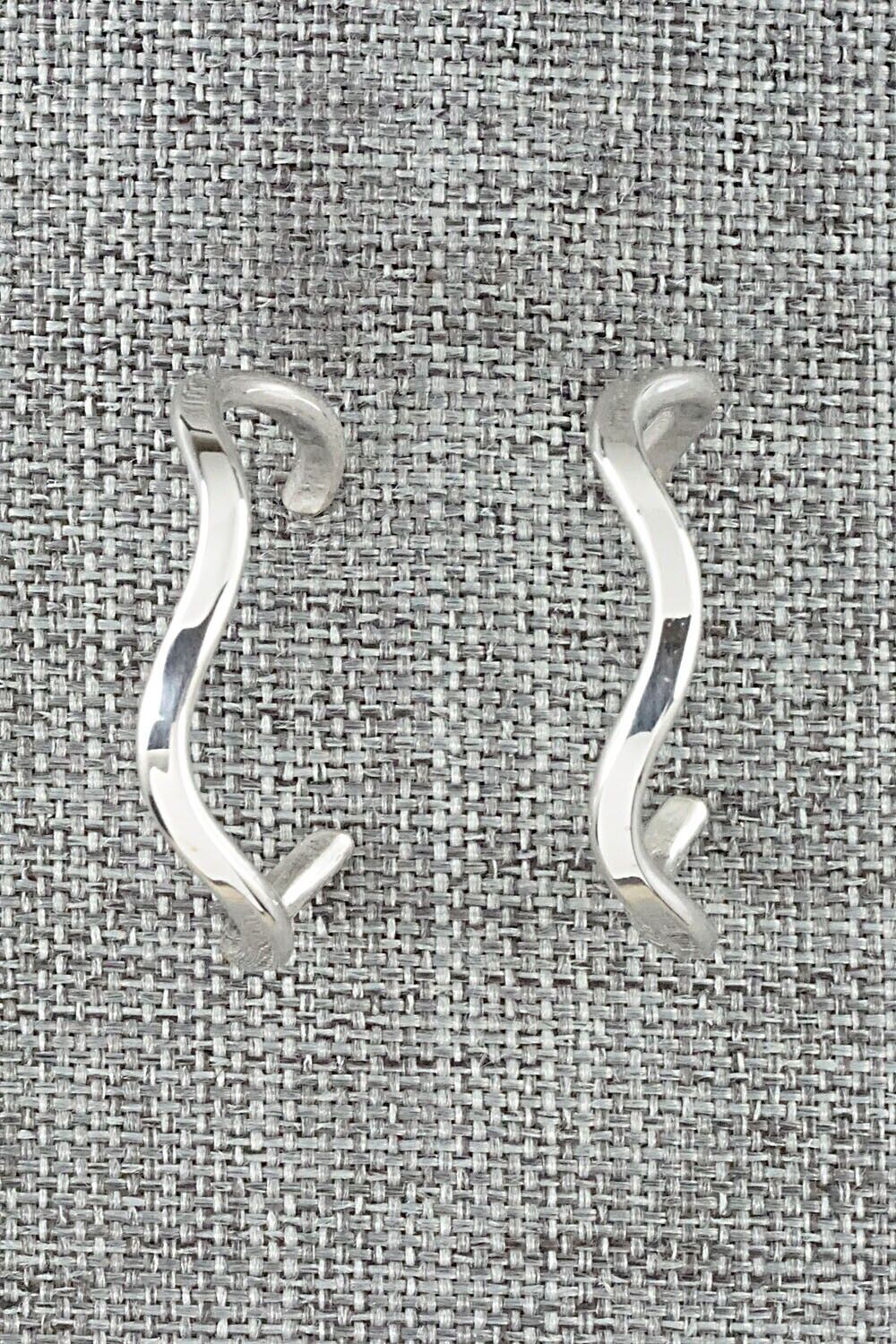 Sterling Silver Hoop Earrings - Elaine Tahe