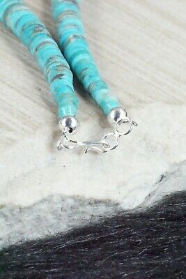 Turquoise & Spiny Oyster Necklace - Lupe Lovato