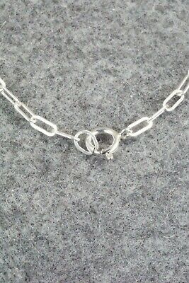 Turquoise & Sterling Silver Necklace - Genevieve Francisco