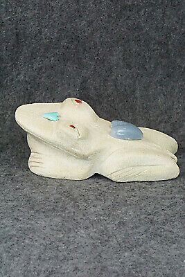 Frog Zuni Fetish Carving - Louise Ponchuella
