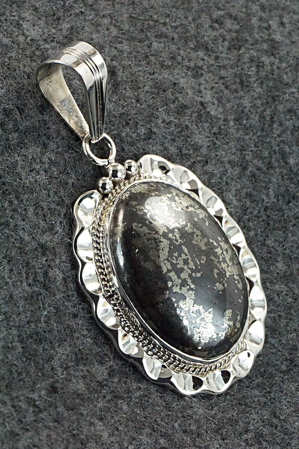 Marcasite & Sterling Silver Pendant - Samuel Yellowhair