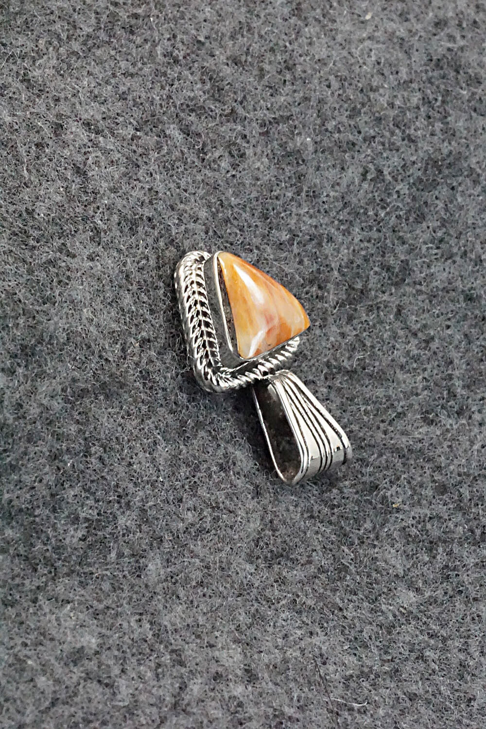 Spiny Oyster and Sterling Silver Pendant - Sadie Jim