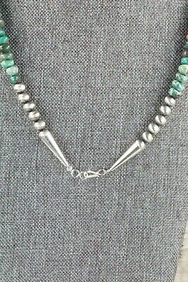 Turquoise & Sterling Silver Necklace - Navajo