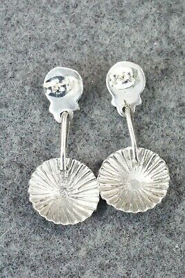 Turquoise & Sterling Silver Earrings - Adelarae Yazzie