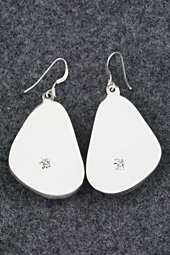 Turquoise and Sterling Silver Earrings - Sharon McCarthy