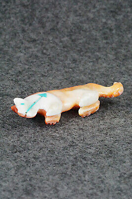Mountain Lion Zuni Fetish Carving - Andres Quandelacy