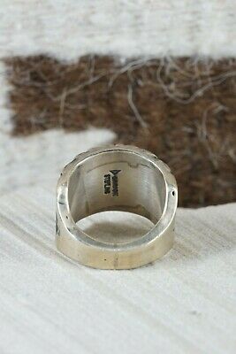 Navajo Sterling Silver Ring - Derrick Gordon - Size 8.25 - High Lonesome Trading