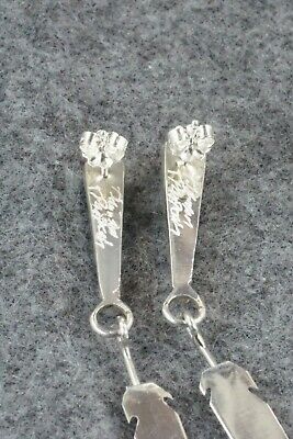 Turquoise & Sterling Silver Earrings - Terrence Panteah