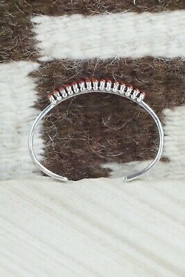 Coral & Sterling Silver Bracelet - Irma Unkestine