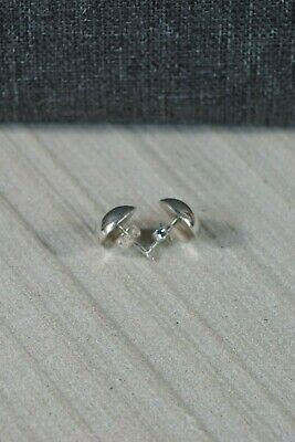 Navajo Sterling Silver Stud Earrings - Gloria Harvey - High Lonesome Trading