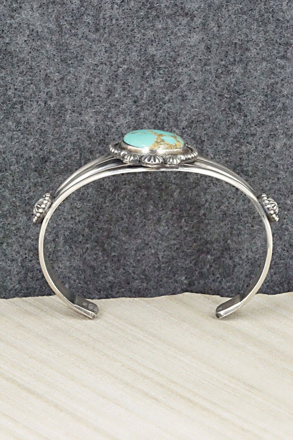 Turquoise & Sterling Silver Bracelet - Michael Calladitto