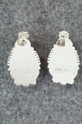 Turquoise & Sterling Silver Earrings - Freida Martinez