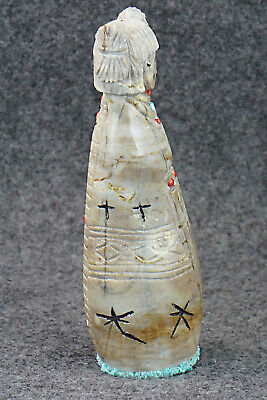 Corn Maiden Zuni Fetish Carving - Sandra Quandelacy