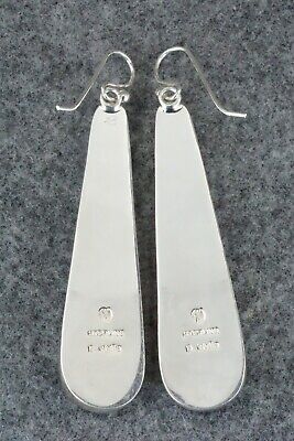 White Buffalo & Sterling Silver Earrings - Diane Wylie